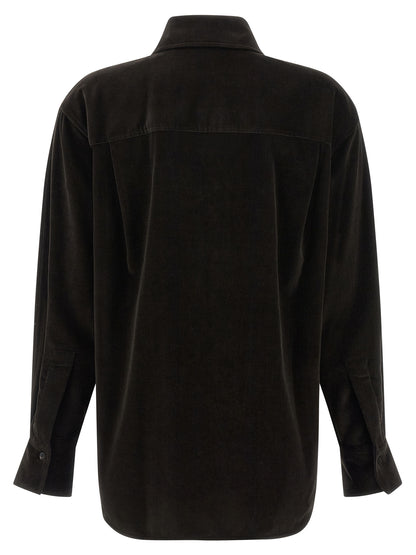 Velvet overshirt Shirt, blouse