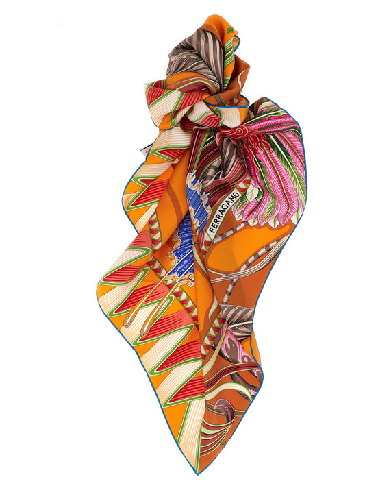 'Giada' print scarf Scarves, foulards