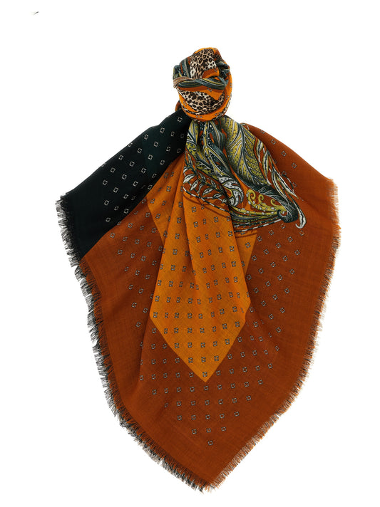 'Madras' print stole Scarves, foulards
