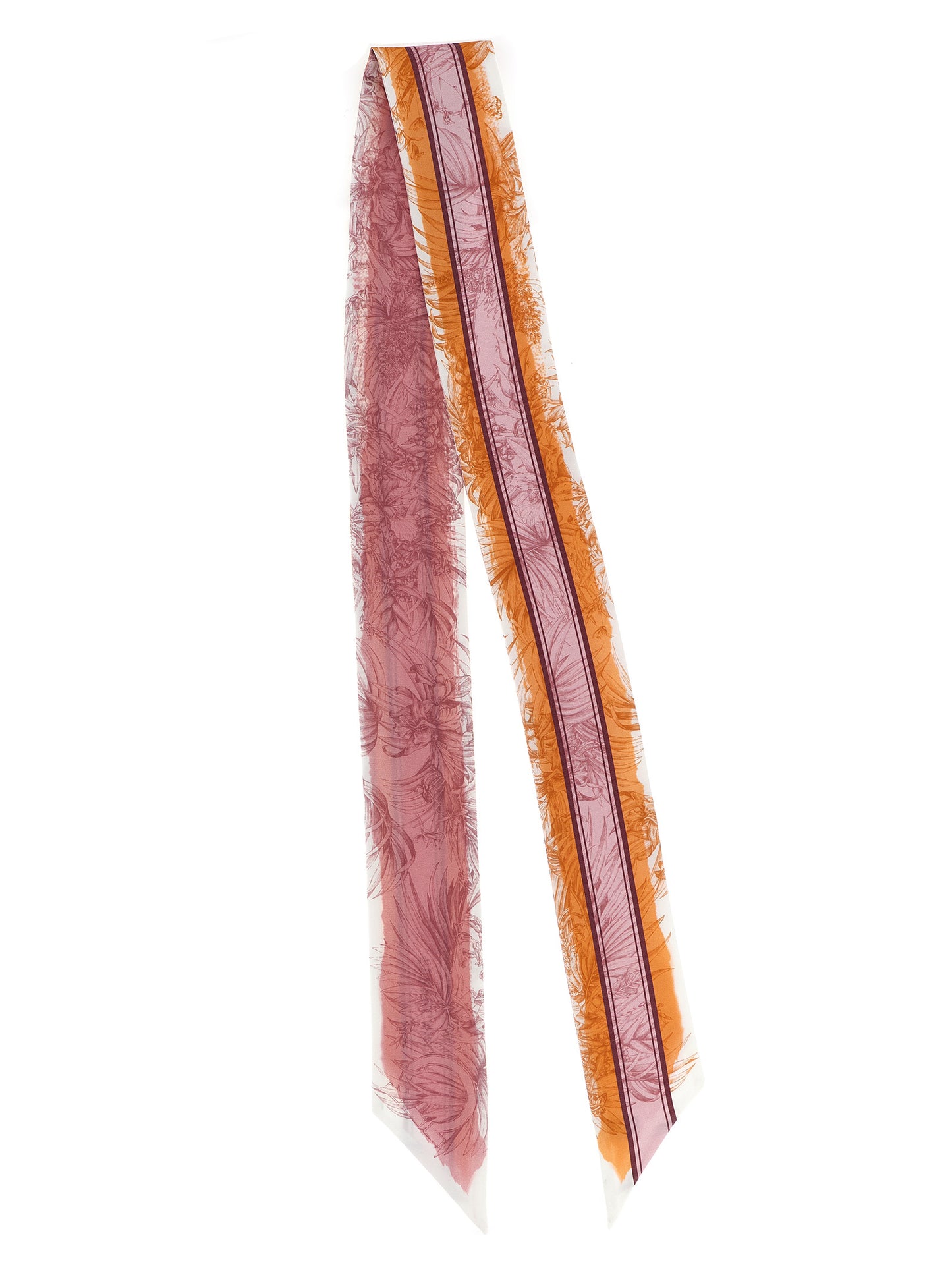Bandeau 'Gravure' print Scarves, foulards