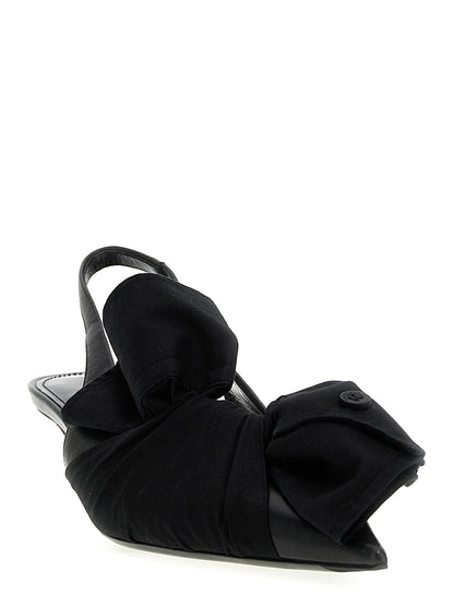 'Knife Chemise' slingbacks Pumps