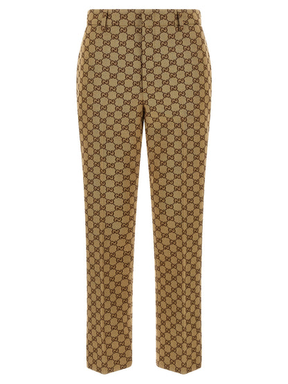 GG fabric trousers Pants