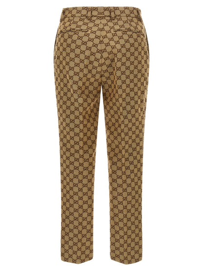 GG fabric trousers Pants