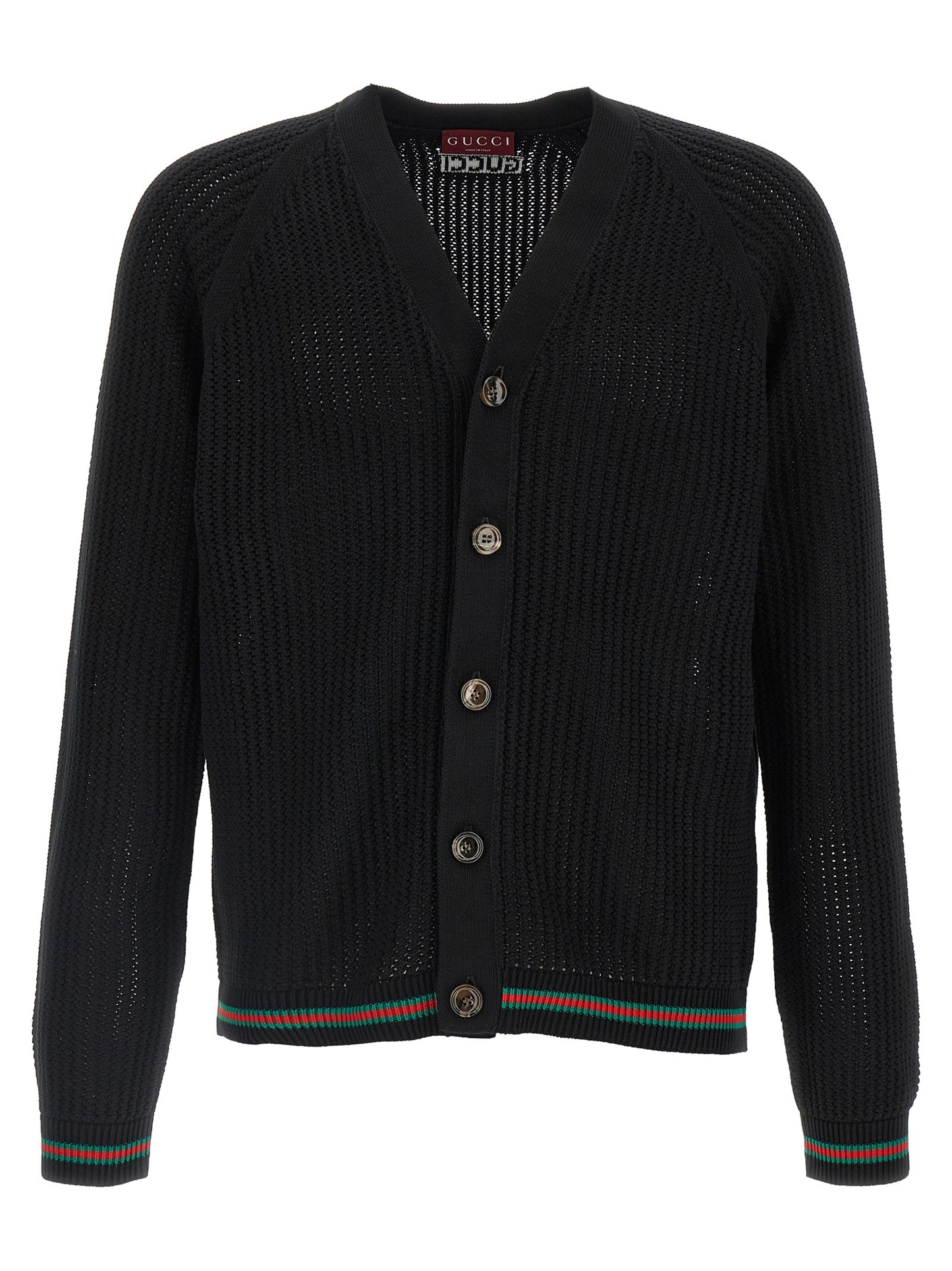 Web ribbon cardigan Sweater, cardigans