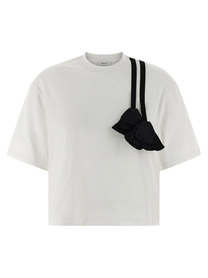 Floral insert t-shirt T-shirt