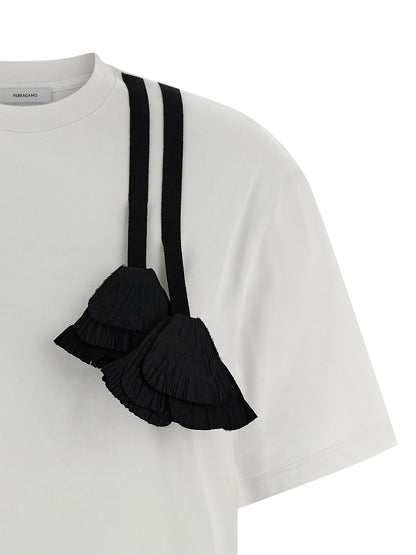 Floral insert t-shirt T-shirt
