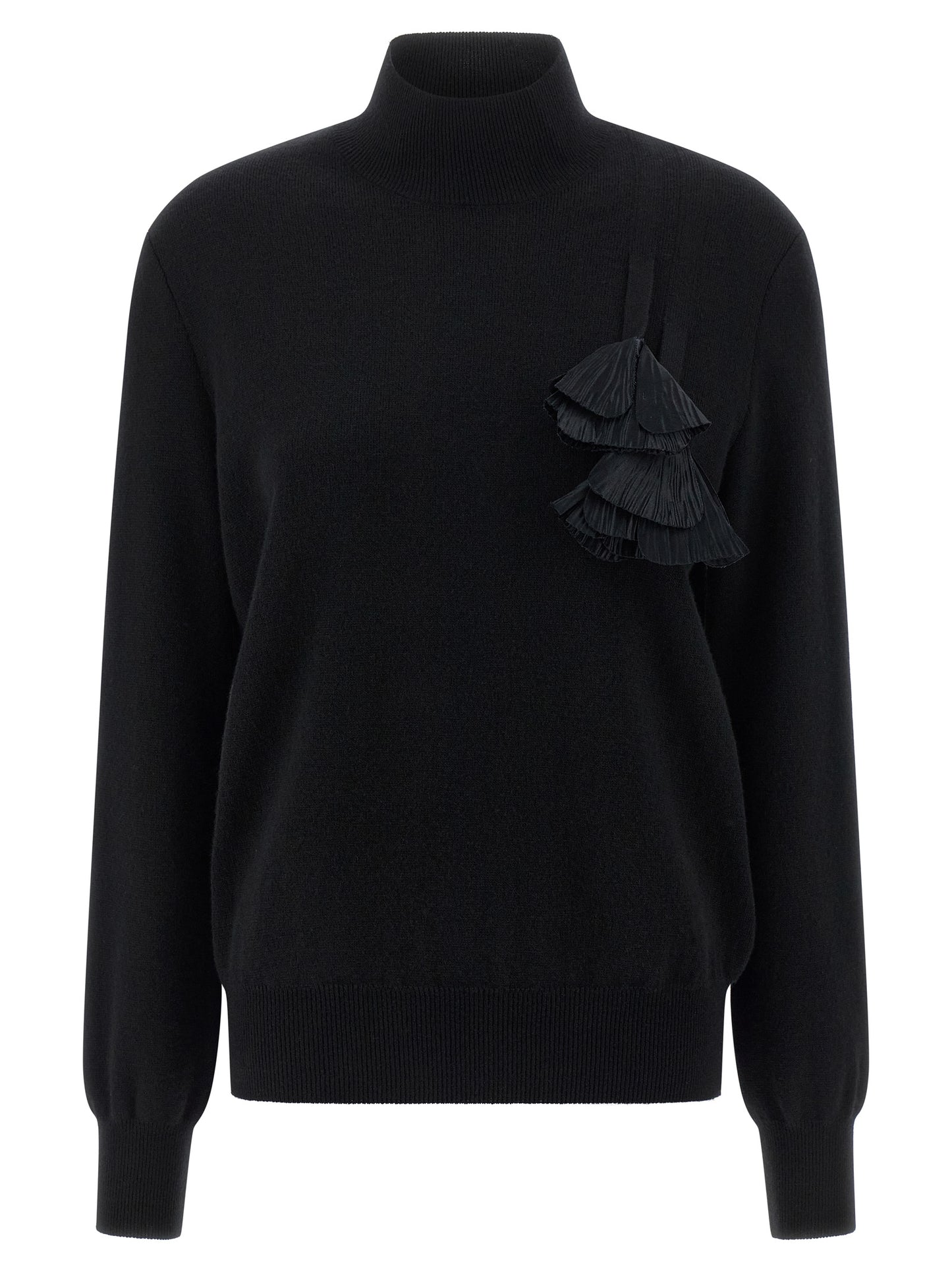 Floral insert sweater Sweater, cardigans