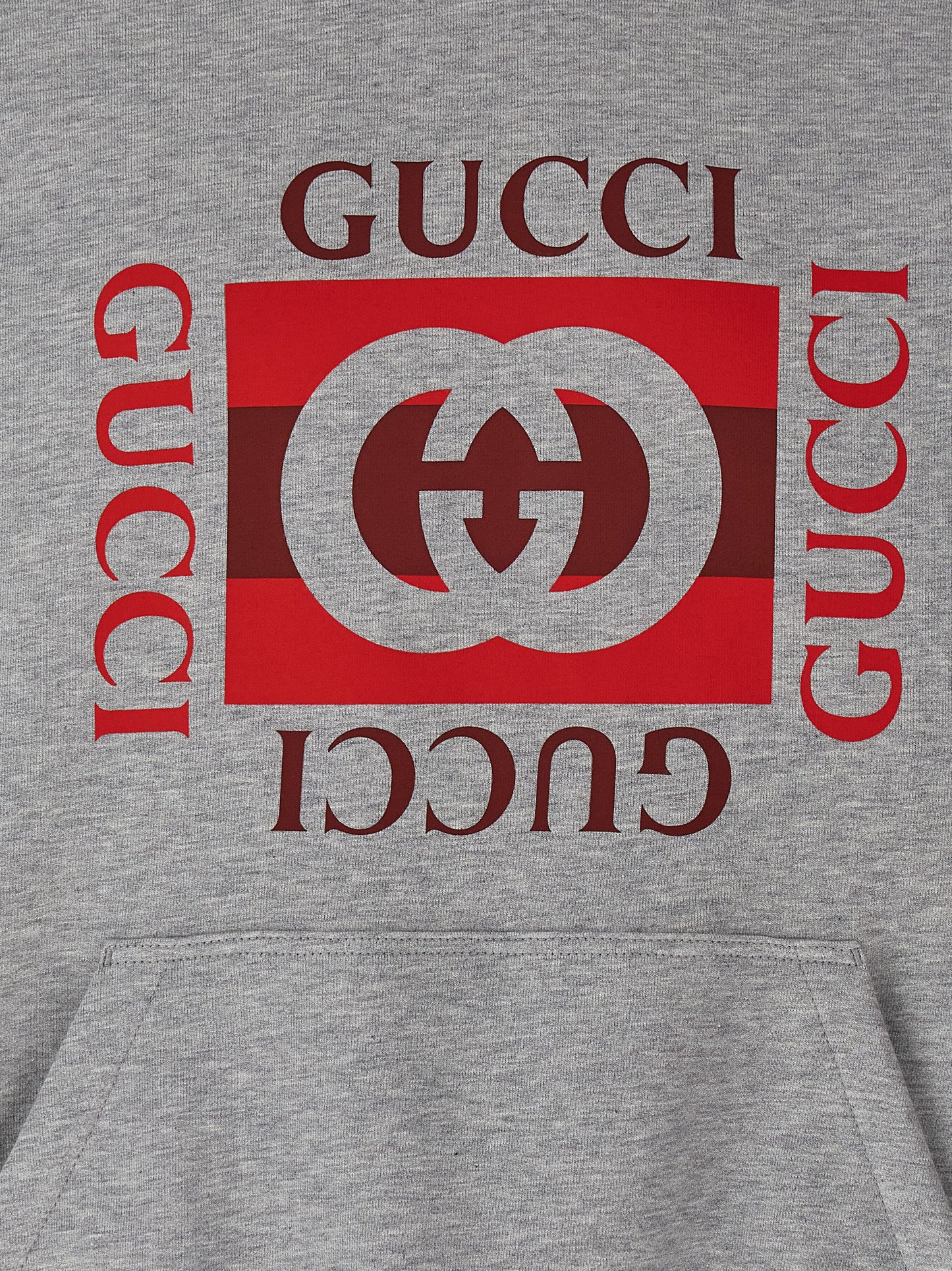 'Gucci Incrocio GG' print hoodie Sweatshirt