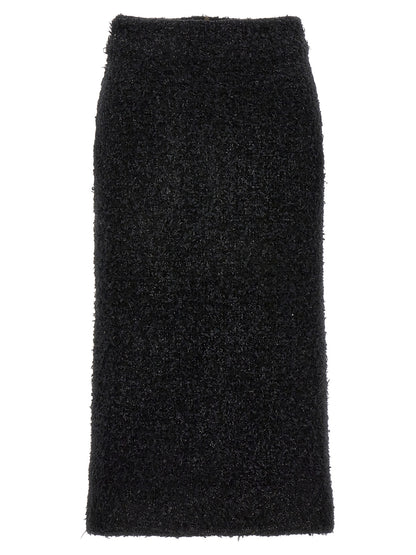 Tweed midi skirt Skirts