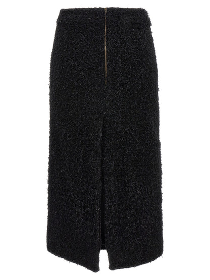 Tweed midi skirt Skirts
