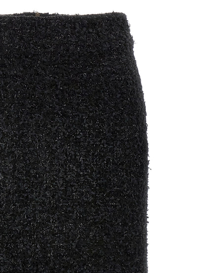 Tweed midi skirt Skirts