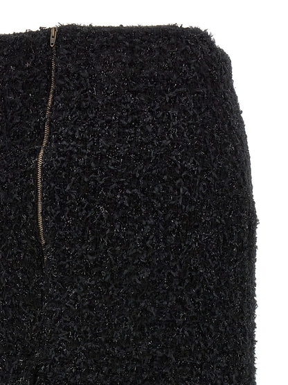 Tweed midi skirt Skirts