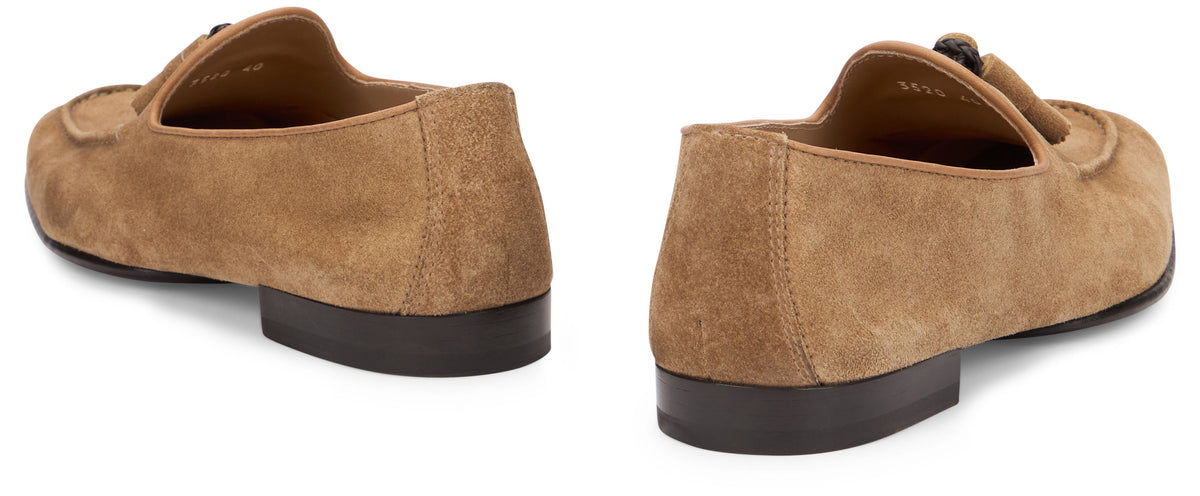 Suede loafers with napa RTW