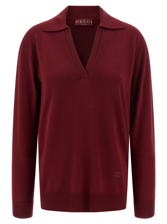 Ultrafine wool polo shirt Polo