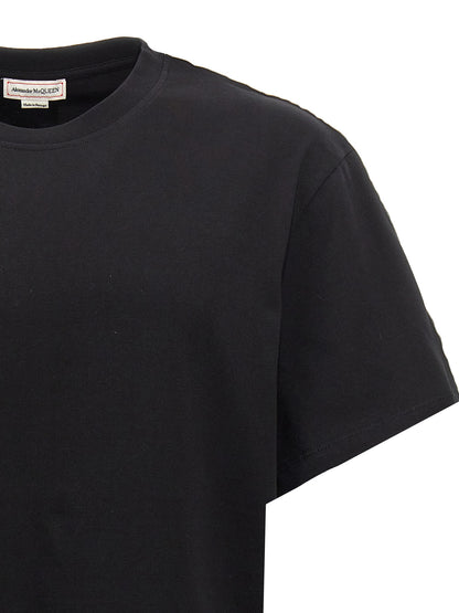 Contrast band t-shirt T-shirt