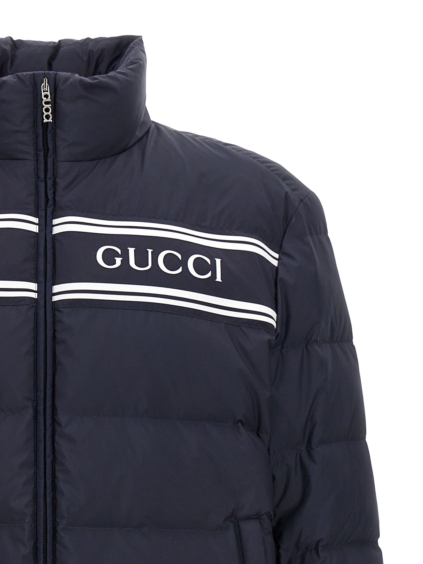 Logo print down jacket Down jacket, Parka, Casual jackets