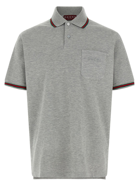 'Nastro Web' polo shirt Polo