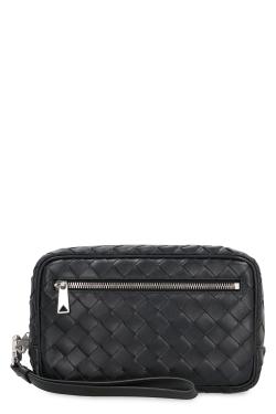 Bottega Veneta Intrecciato Small Pouch With Wristlet