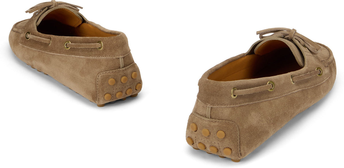 Loafer in Suede leather beige RTW