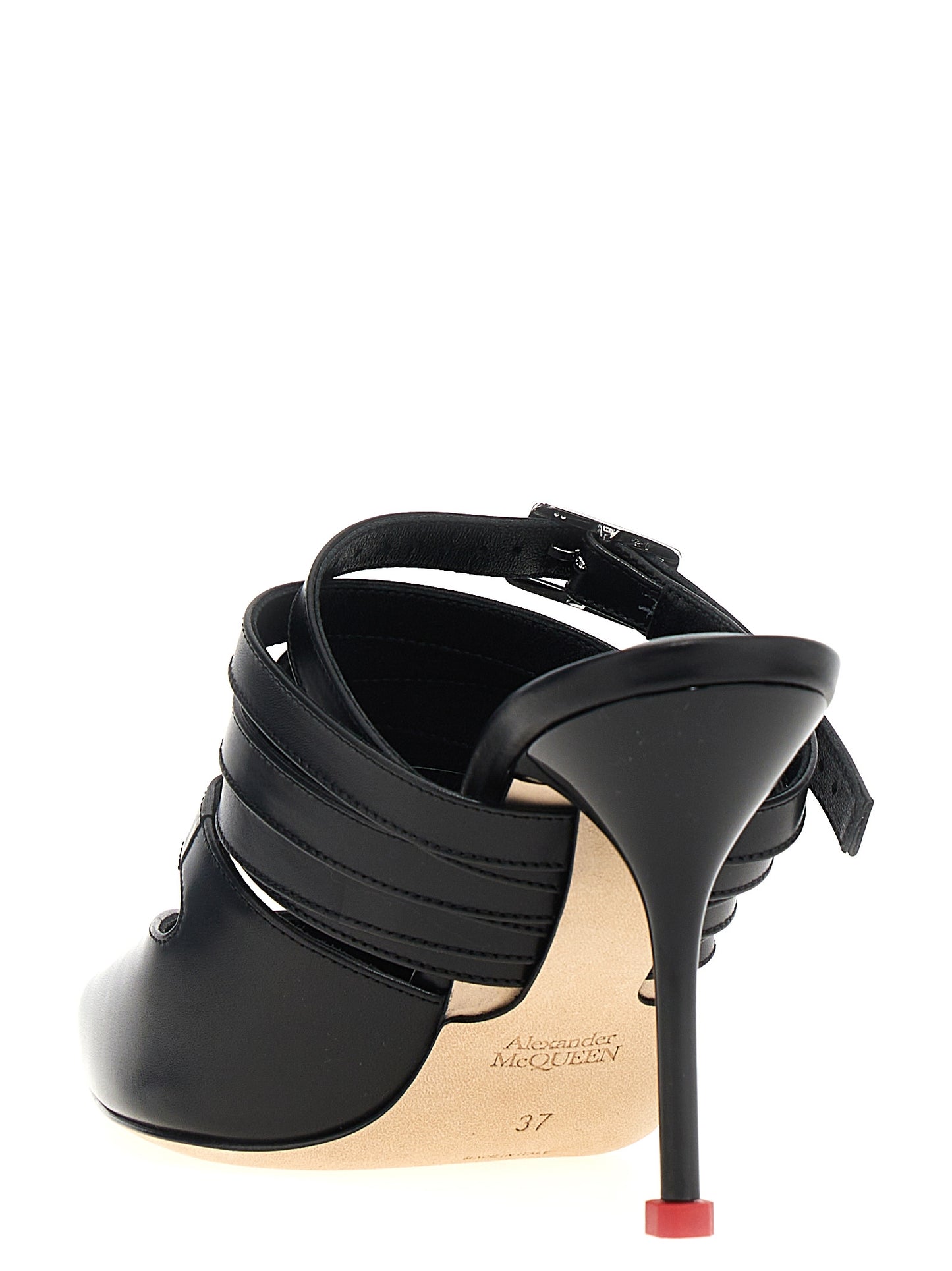 Strap mules Pumps
