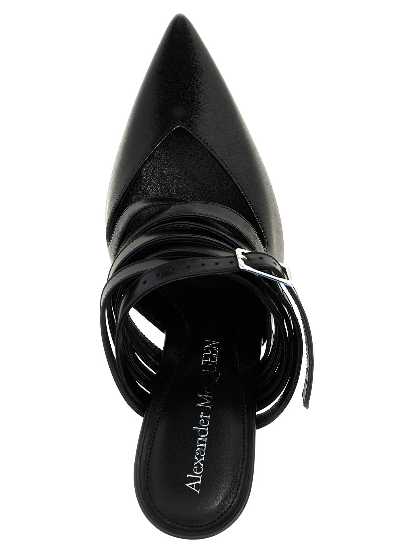 Strap mules Pumps