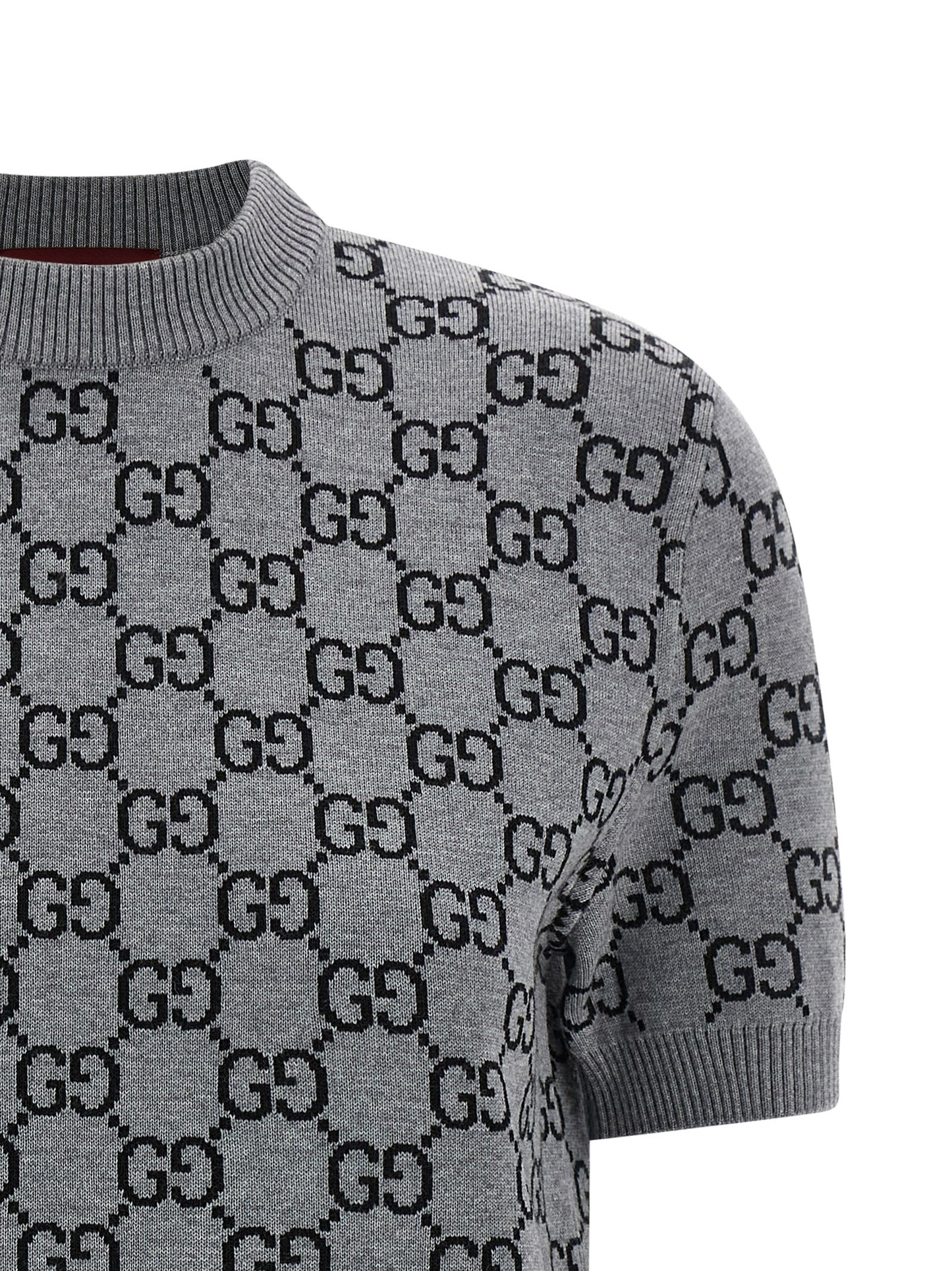 Reversible sweater GG jacquard Sweater, cardigans