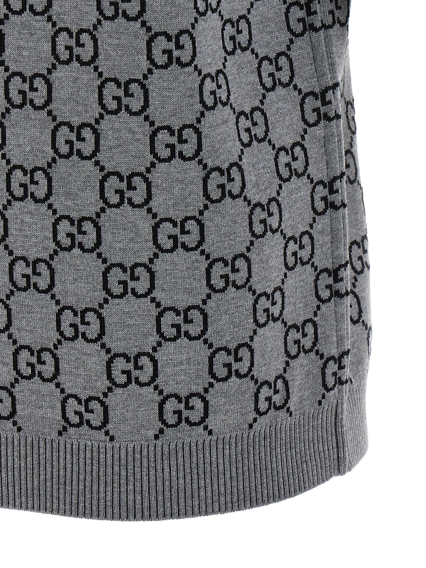 Reversible sweater GG jacquard Sweater, cardigans