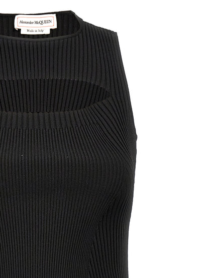 Ribbed knit dress Dresses