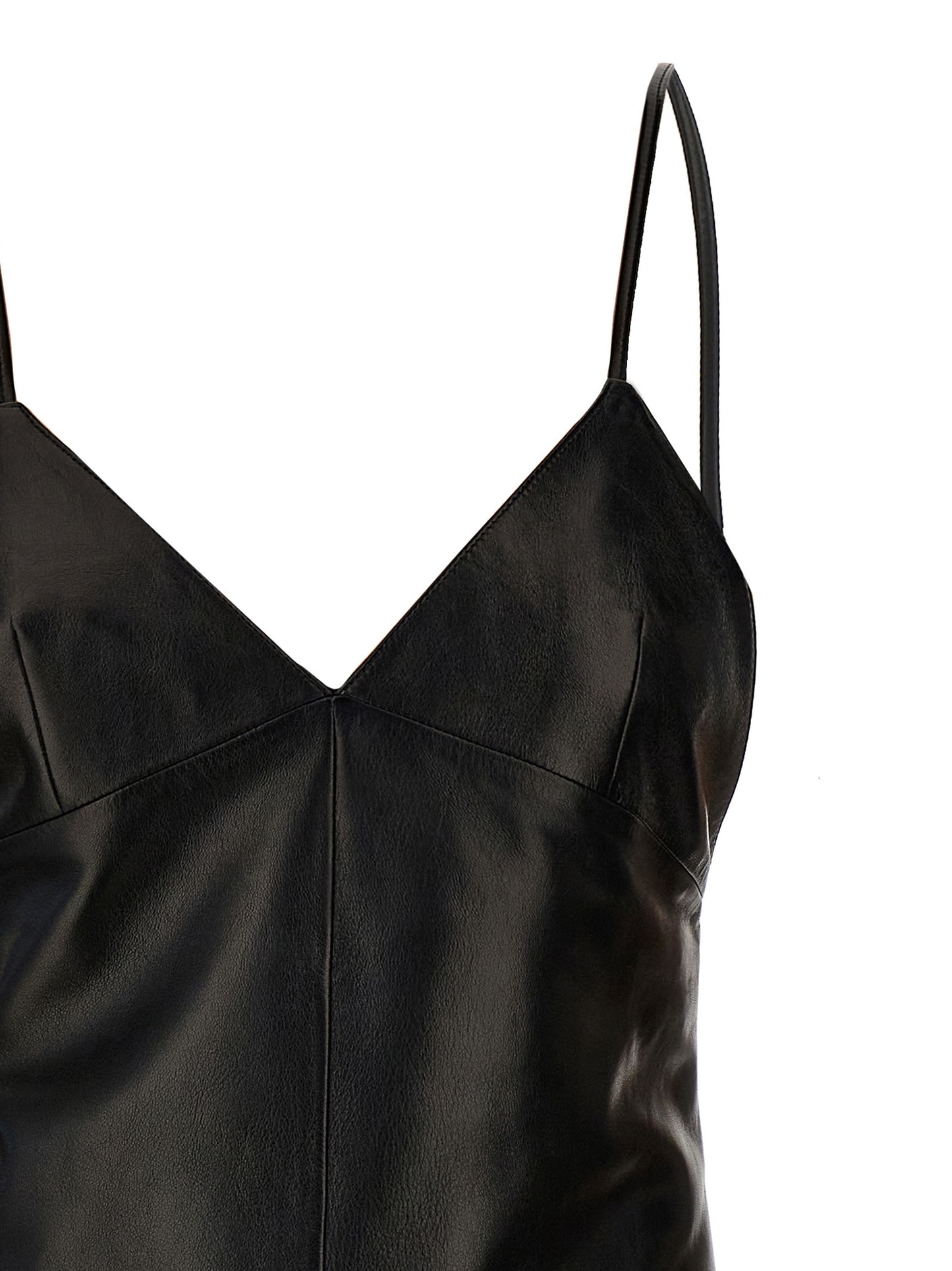 Leather slip dress Dresses