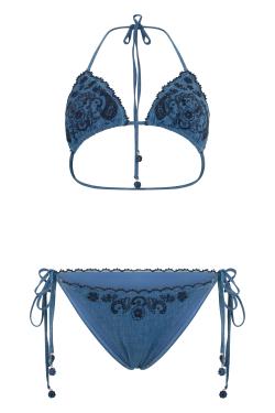 Zimmermann Two Piece Suit with Embroidery