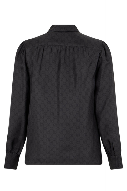 Monogram shirt in silk RTW