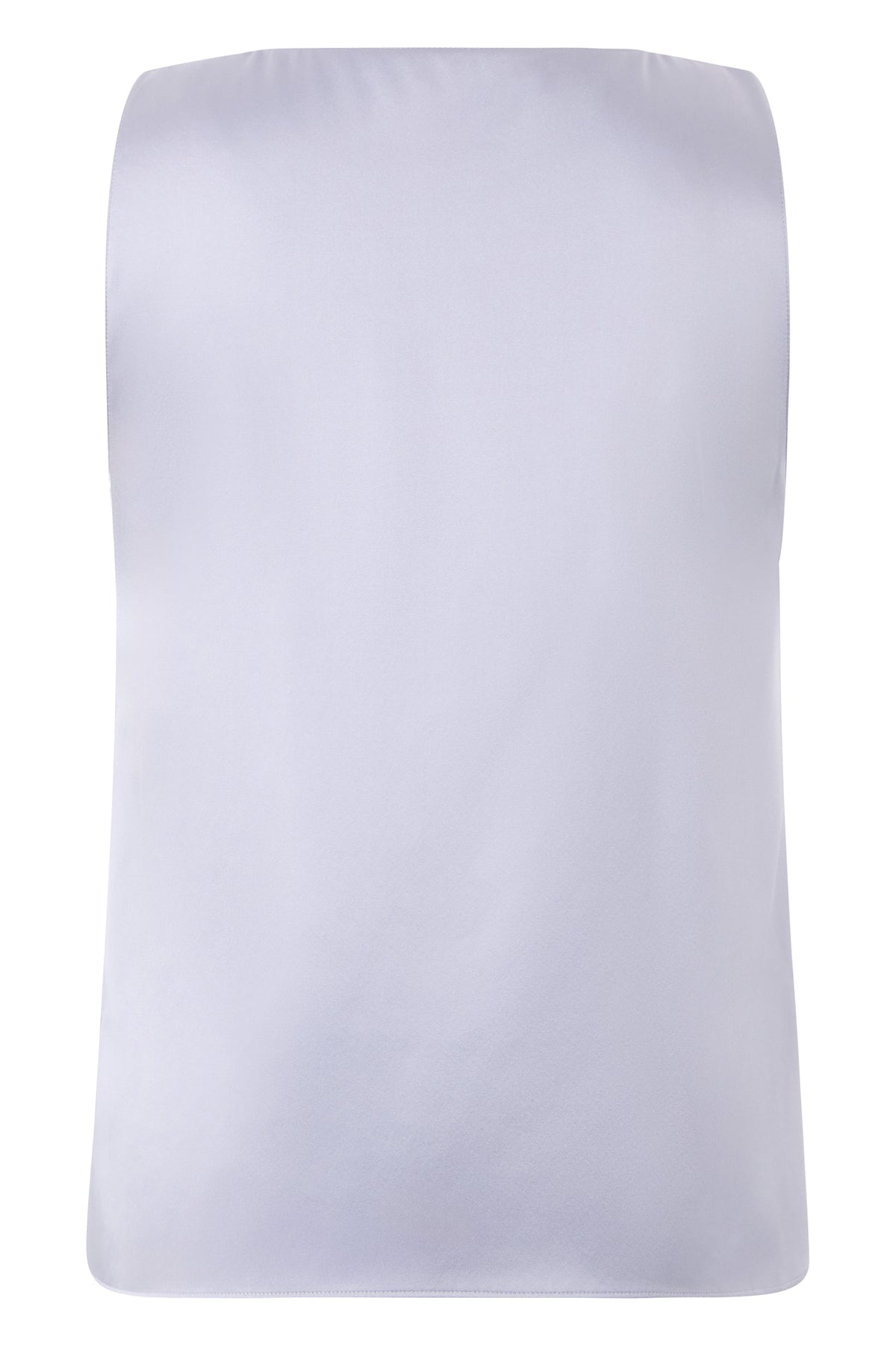Top with V-neck in satin RTW
