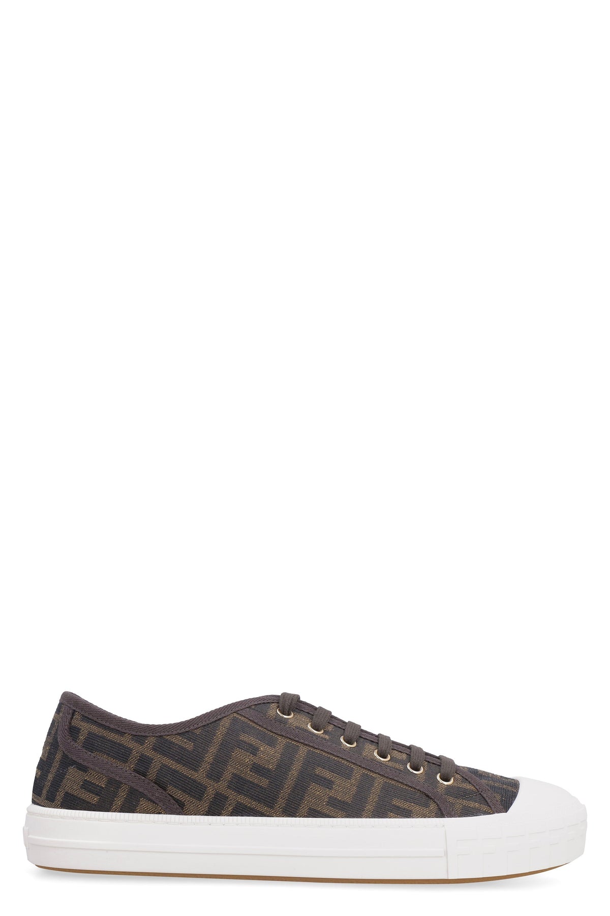 Fendi Domino fabric low-top sneakers