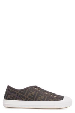 Fendi Domino fabric low-top sneakers