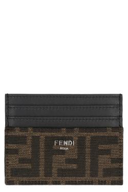 Fendi FF fabric card holder