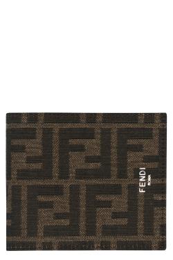Fendi FF fabric wallet