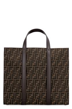 Fendi Jacquard fabric tote