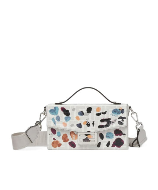 BAGUETTE SOFT T PU STAMPA DEWD HANDBAGS
