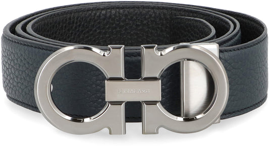 Gancini Reversible leather belt ACC