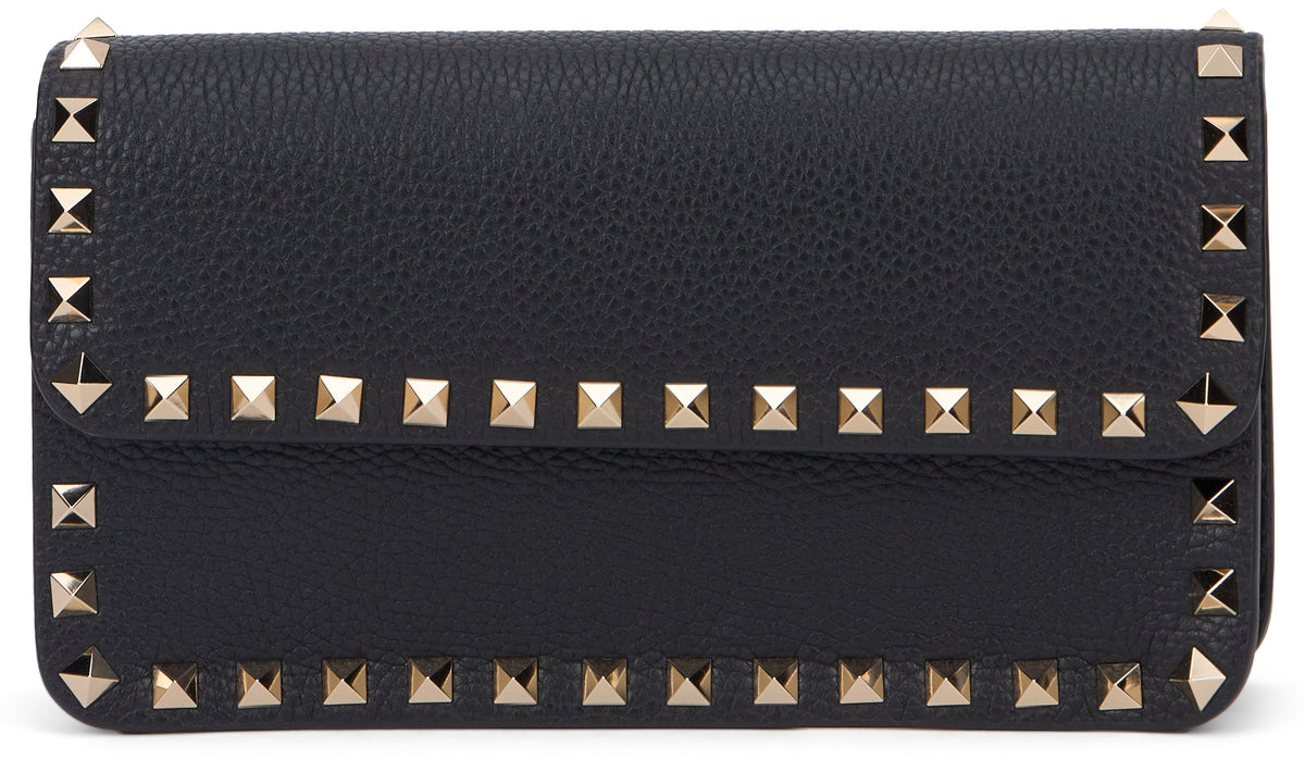 Valentino Garavani Rockstud clutch bag in leather