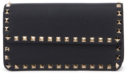 Valentino Garavani Rockstud clutch bag in leather