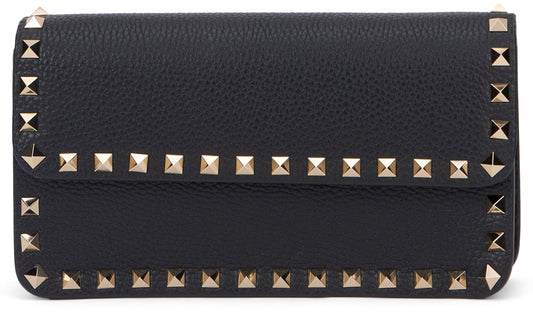 Valentino Garavani Rockstud clutch bag in leather