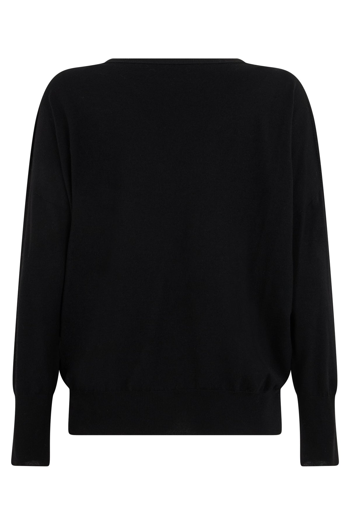 Virgin wool sweater with V-neck RTW