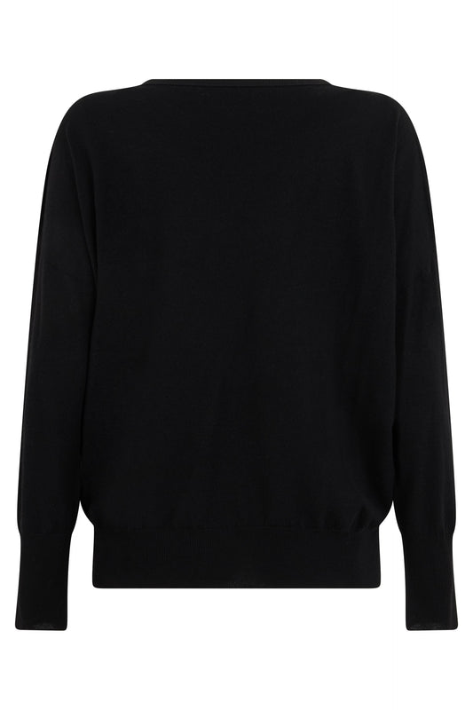 Virgin wool sweater with V-neck RTW