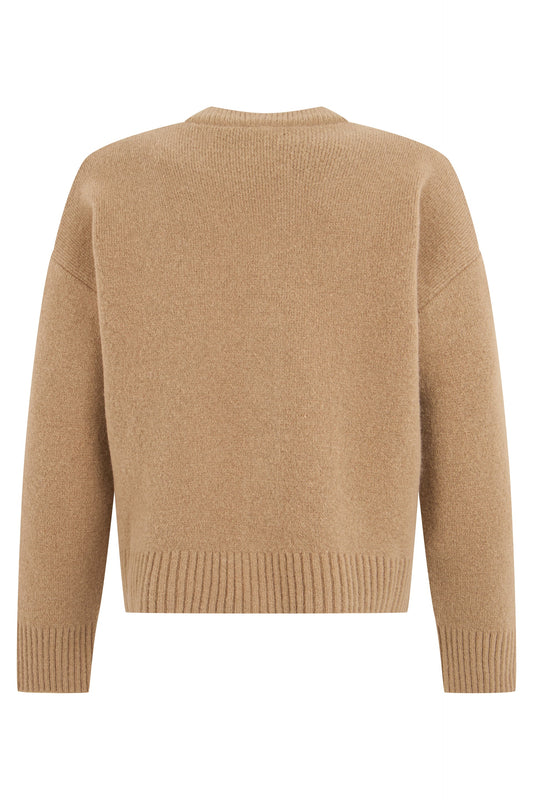 Cardigan with buttons and logo RTW
