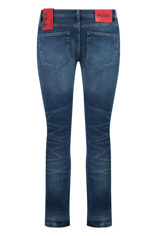 Skinny fit jeans in elastic cotton RTW