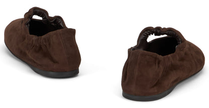 Miu Miu Dark brown shoe with hook-and-loop closure