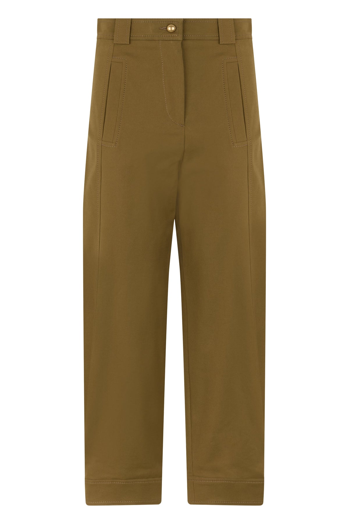 Straight pants with a high waist RTW