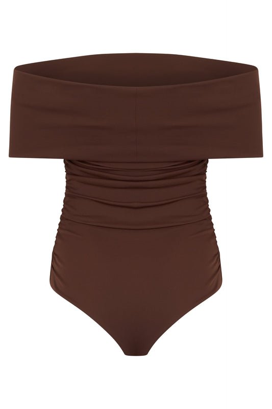 Body in stretch jersey with Ruffled Details RTW