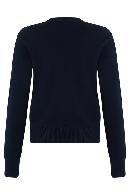 Crew neck sweater in wool RTW